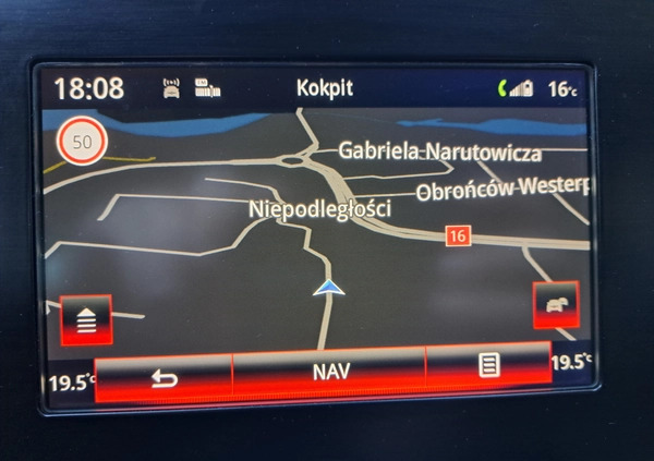 Renault Megane cena 44900 przebieg: 91000, rok produkcji 2017 z Iława małe 277